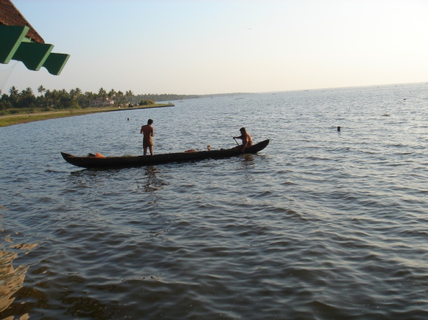 Fishermen in the Vembanad Lake