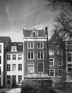 Rear view of Anne's house in Amsterdam